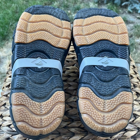 Sperry Top Sider Black Water Strider Athletic Rubber Boat / Work shoe. M7 - W8 - Picture 7 of 8